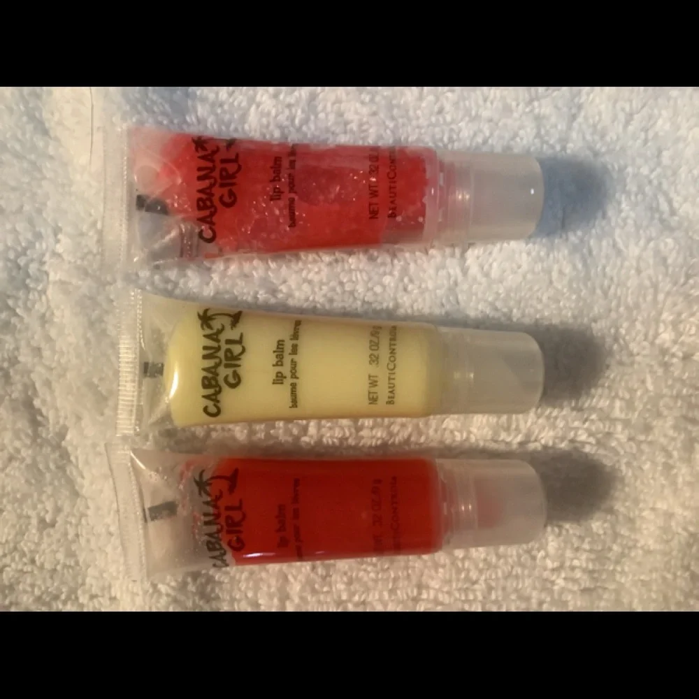 Cabana Girl 3 pc. Lip Balm, Watermelon Daiquiri, Mango Daiquiri, Coco Loco, NWT! - Picture 2 of 2